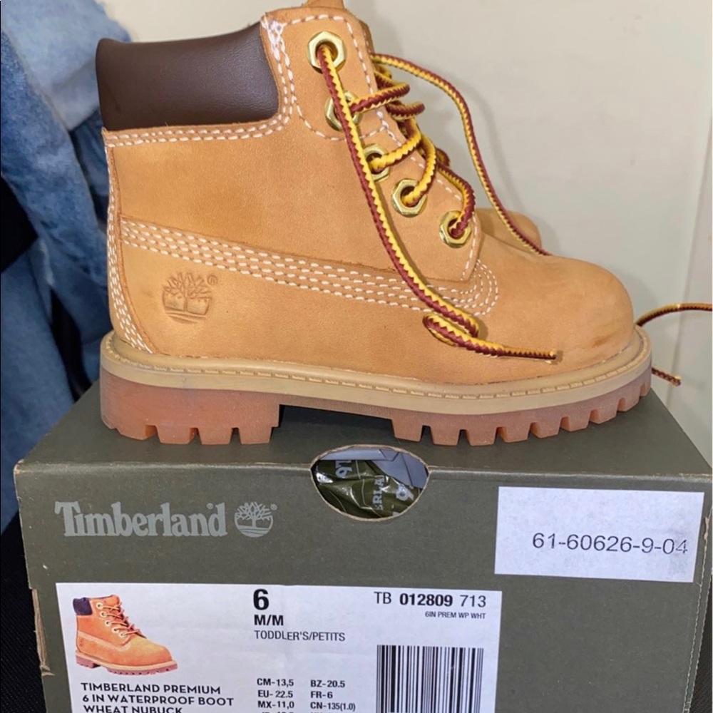 Toddler timberland premium 6in waterproof Boot